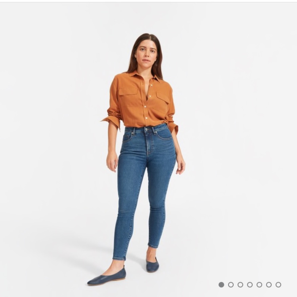 Everlane curvy high-rise skinny stretch jean